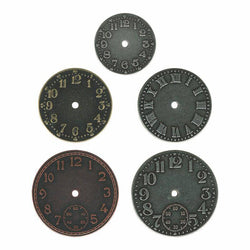 Tim Holtz idea-ology Timepieces (5 pk.) - Lilly Grace Crafts