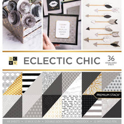Diecuts Inc. 12x12 Electric Chic - 36 Shts - Lilly Grace Crafts
