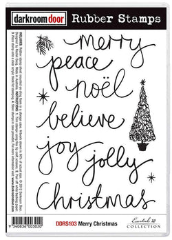 Rubber Stamp Sets Merry Christmas - Lilly Grace Crafts