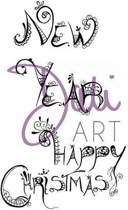 Daliart DaliART Clear Stamp Sentiments Christmas and New Year - Lilly Grace Crafts
