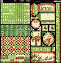 Graphic45 Christmas Stickers - Lilly Grace Crafts