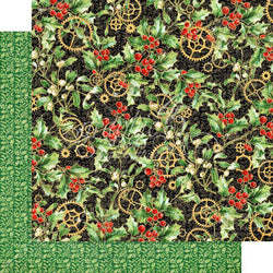 Graphic45 Holly and Mistletoe 12x12 Paper - Lilly Grace Crafts