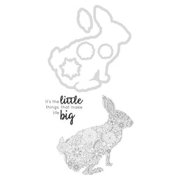 Kaisercraft Decorative Die and Stamp Rabbit - Lilly Grace Crafts