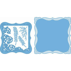 Marianne Design Anjas Frilly Square Creatable Die - Lilly Grace Crafts