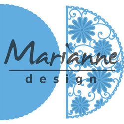 Marianne Design Anjas flower demi circle - Lilly Grace Crafts