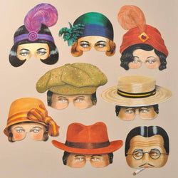 Roaring Twenties Masks 24 Assorted - Lilly Grace Crafts