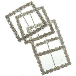 OAKTREE Diamante Buckles Square 25mm/32mm - Lilly Grace Crafts