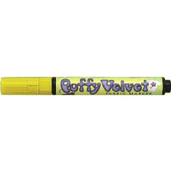 Uchida Puffy Velvet Marker Flourescent Yellow - Lilly Grace Crafts