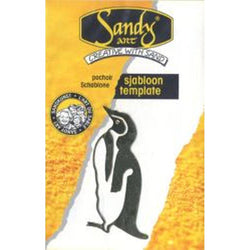 Jeje Sandy Art Template Penguin - Lilly Grace Crafts