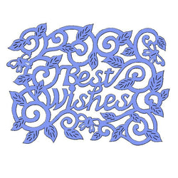 Sweet Dixie Best Wishes Swirls Leaves - Lilly Grace Crafts