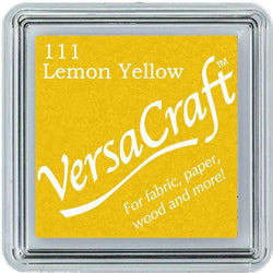 Tsukineko Lemon Yellow Versacraft Small Pad - Lilly Grace Crafts
