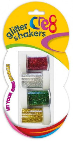 Cre8 Glitter Shakers 4 Pack - Lilly Grace Crafts