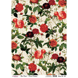 Cadence Rice Decoupage Paper - Rose Garden - CA725159 - Lilly Grace Crafts