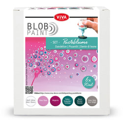 Viva Decor Blob Paint Kit "Dandelion" 6 Paints 6 x 90 ml  - VD800198900 - Lilly Grace Crafts