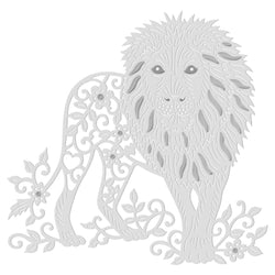 Sweet Dixie Floral Lion - Sweet Dixie Cutting Die - SDD661 - Lilly Grace Crafts