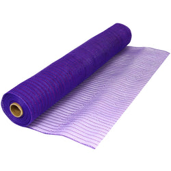 Eleganza Deco Mesh Metallic Purple - 53cm x 9.1m - OA639928 - Lilly Grace Crafts