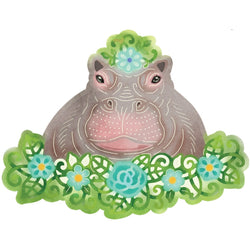 Sweet Dixie Floral Hippo - Sweet Dixie Cutting Die - SDD659 - Lilly Grace Crafts