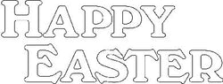 Art Stamps Happy Easter - P522G - Lilly Grace Crafts