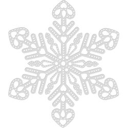Sweet Dixie Large Pricked Snowflake Sweet Dixie Cutting Die - SDD685 - Lilly Grace Crafts