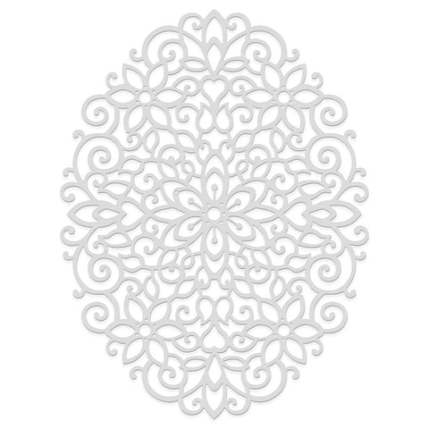Sweet Dixie Floral Filigree Oval - Sweet Dixie Cutting Die - SDD645 - Lilly Grace Crafts
