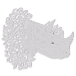 Sweet Dixie Floral Rhino- Sweet Dixie Cutting Die - SDD664 - Lilly Grace Crafts