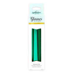 Spellbinders Glimmer Hot Foil Roll - Viridian Green - Lilly Grace Crafts