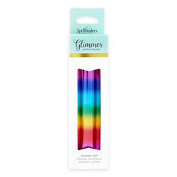 Spellbinders Glimmer Hot Foil Roll - Mini Rainbow Stripe - Lilly Grace Crafts