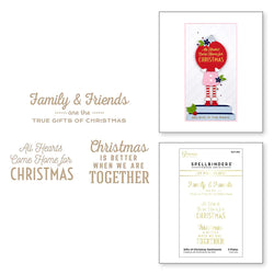 Spellbinders Gifts of Christmas Sentiments - Lilly Grace Crafts