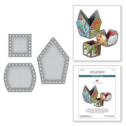 Spellbinders Vintage Handcrafted Square Base and Sides Bowl - Lilly Grace Crafts