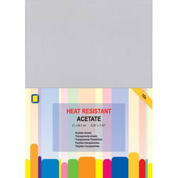 Jeje Acetate Sheets Heat Resistant 10 x A4 Sheets - Lilly Grace Crafts