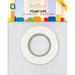 Jeje Foam tape roll - 2m x 12mm x 1mm. - Lilly Grace Crafts