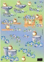 Jeje Decoupage -Morning Glory 10 Sheets - Lilly Grace Crafts