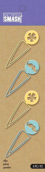 Smash Icon Shaped Clips - Lilly Grace Crafts