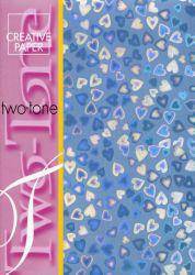 Jeje Two Tone Paper Hearts Blue - Lilly Grace Crafts