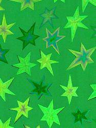 Jeje Green Stars Paper - Lilly Grace Crafts