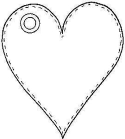 Lindsay Mason Designs Stitched Heart Tag Wood Mounted Stamp - Lilly Grace Crafts