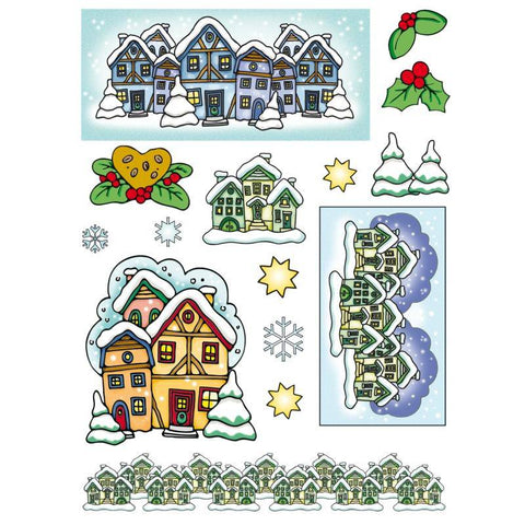 Jeje Marij Rahder Clear Stamps Winter - Lilly Grace Crafts