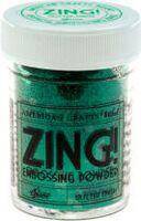 American Crafts Embossing Powder Green Glitter - Lilly Grace Crafts
