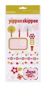 American Crafts Happy Go Lucky -Embossed Stickers - Lilly Grace Crafts
