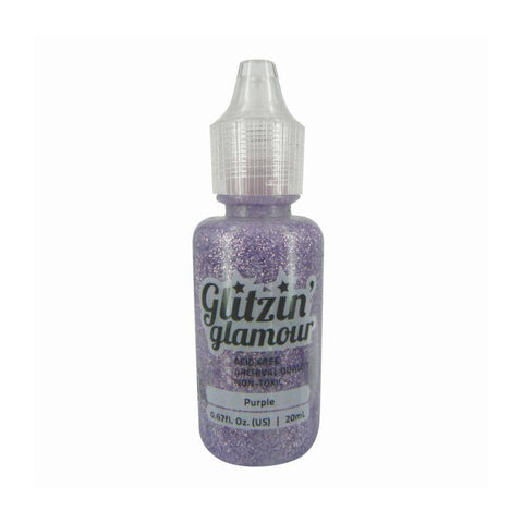 Couture Creations Glitzin Glamour - Purple Glitter Glue - Lilly Grace Crafts