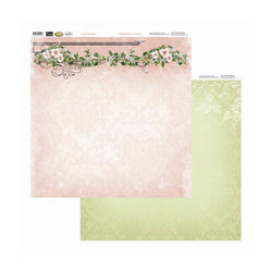 Couture Creations Rose Header 12x12 inch Double-sided Packs of 10 Sheets - Lilly Grace Crafts