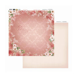 Couture Creations Rouge Damask 12x12 inch Double-sided Packs of 10 Sheets - Lilly Grace Crafts
