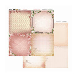 Couture Creations Rose Borders 12x12 inch Double-sided Packs of 10 Sheets - Lilly Grace Crafts