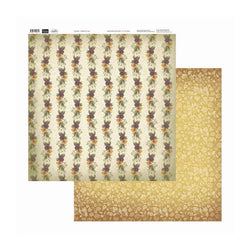 Couture Creations Pansies In A Line 12x12 inch Double-sided Packs of 10 Sheets - Lilly Grace Crafts