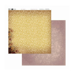 Couture Creations Golden Pansies 12x12 inch Double-sided Packs of 10 Sheets - Lilly Grace Crafts