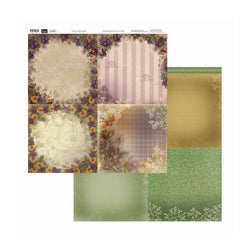 Couture Creations Floral Bouquet 12x12 inch Double-sided Packs of 10 Sheets - Lilly Grace Crafts