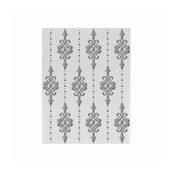 Couture Creations A2 4.25 x 5.5 in. Embossing Folder Lilliputana Curtain - Lilly Grace Crafts
