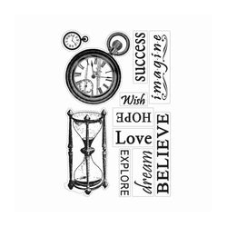 Couture Creations Hearts Ease Time Goes On Clear Stamps - Lilly Grace Crafts