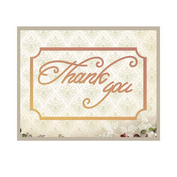 Couture Creations Thank You Label Intricutz Cutting Dies - Lilly Grace Crafts