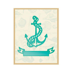 Couture Creations Tied Anchor and Banner Intricutz Cutting Dies - Lilly Grace Crafts